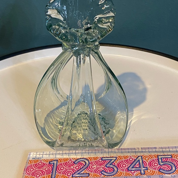 Clear Glass Hand Blown Jack in the Pulpit Taper Candle/Tea Light Candle Holder - Picture 9 of 9